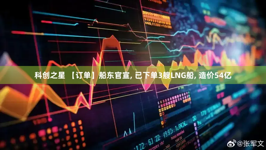 科创之星 【订单】船东官宣, 已下单3艘LNG船, 造价54亿